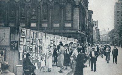 Washington Square, Greenwich Village, New York, USA, 1935 da Unbekannt