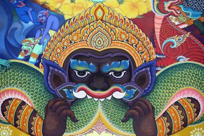 Tempio buddista tailandese Wat Ananda Metyarama, 20160818, Singapore, Singapore da Unbekannt