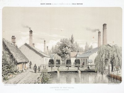 Energia idraulica, laminatoi pre-1900 a Bray, Francia da Unbekannt