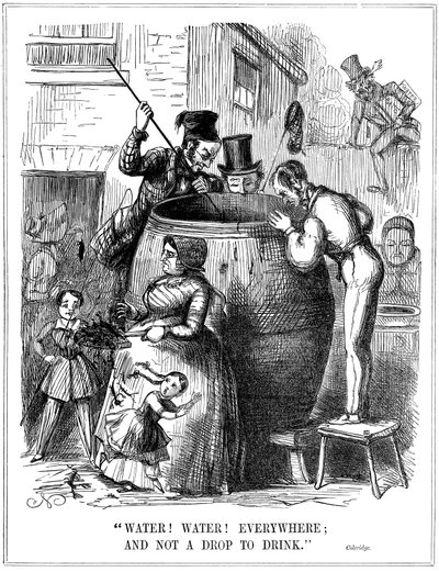 Acqua! Acqua! Ovunque, e non una goccia da bere, 1849 da Unbekannt