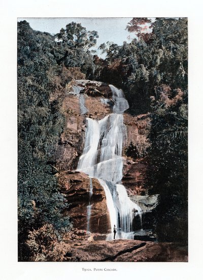 Cascata a Tijuca, Rio de Janeiro, Brasile, XIX secolo da Unbekannt