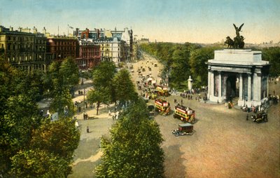 Wellington Arch e Quadriga, Londra, c1915 da Unbekannt