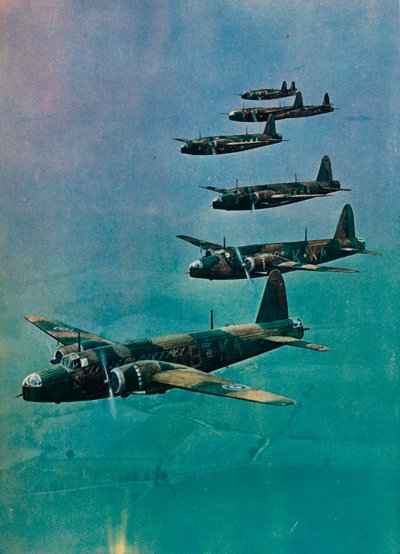 Bombardieri Wellington in Formazione, 1940 da Unbekannt