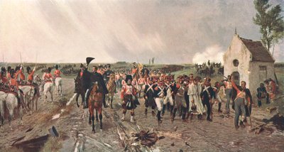 La marcia di Wellington da Quatre Bras a Waterloo, 1815, c1878, c1902 da Unbekannt