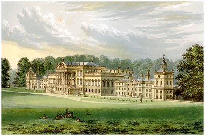 Wentworth Woodhouse, Yorkshire, casa del conte Fitzwilliam, c1880 da Unbekannt