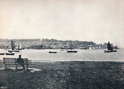 West Cowes - Vista da East Cowes, 1895 da Unbekannt