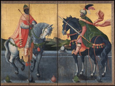 Re occidentali a cavallo da Unbekannt