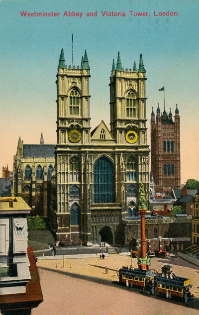 Abbazia di Westminster e Victoria Tower, Londra da Unbekannt
