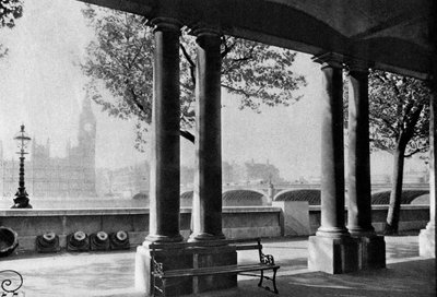 Ponte di Westminster e Big Ben dalla terrazza dell