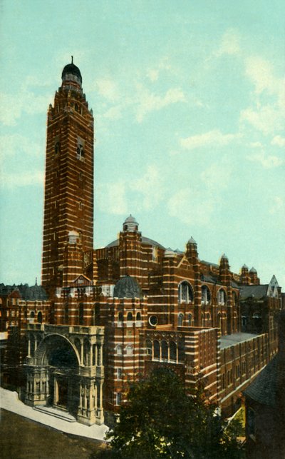 Cattedrale di Westminster, Londra, c1910 da Unbekannt
