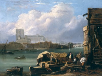 Westminster da Lambeth, dopo il 1827 da Unbekannt