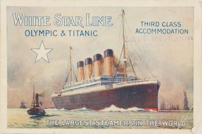 White Star Line. Titanic & Olympic, c. 1910 da Unbekannt