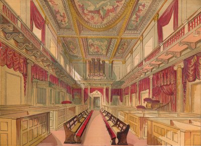 Cappella di Whitehall, c1845, 1864 da Unbekannt