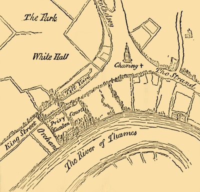 Whitehall durante il Regno di Enrico VIII, 1881 da Unbekannt