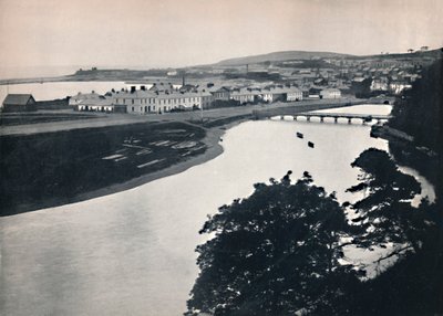 Wicklow - Veduta generale della città e del fiume da Unbekannt