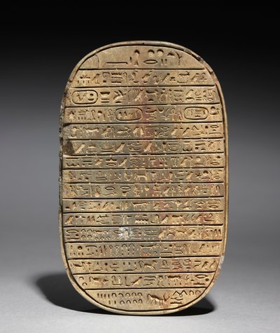 Caccia al toro selvatico, scarabeo di Amenhotep III da Unbekannt