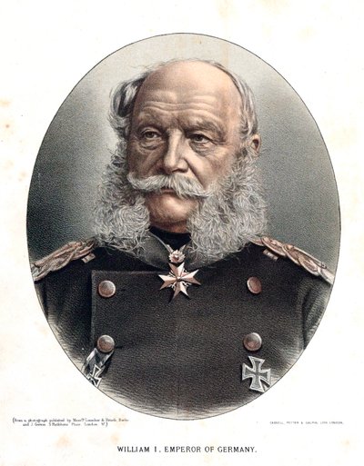 Guglielmo I, Re di Prussia e Imperatore di Germania, c1880 da Unbekannt