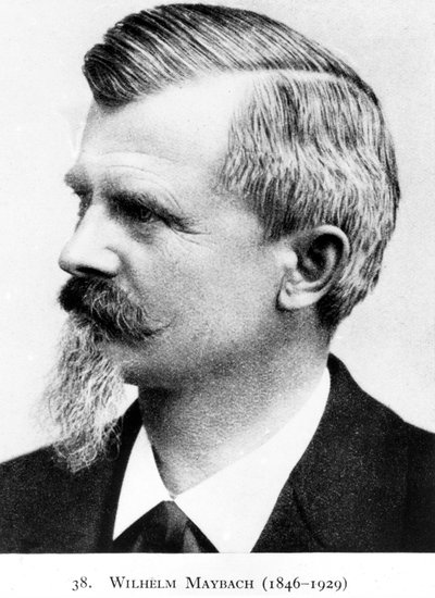 Wilhelm Maybach, inventore e progettista di automobili tedesco, c 1900 da Unbekannt