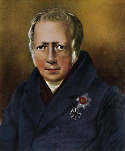 Wilhelm von Humboldt - Dipinto di Fr. Krüger da Unbekannt