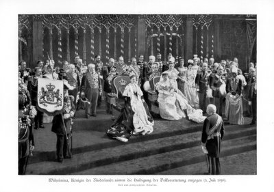 Guglielmina dei Paesi Bassi, 1880-1962, 5 luglio 1898 da Unbekannt