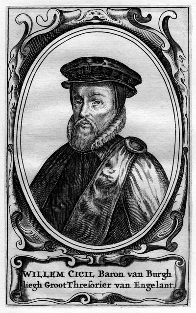 Willem Cecil, 1° Barone Burghley, statista inglese del XVI secolo da Unbekannt