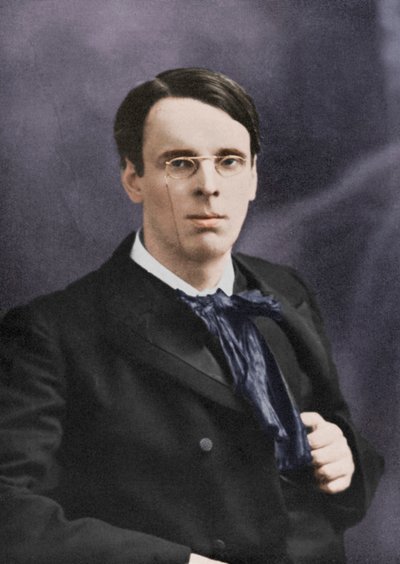 William Butler Yeats, poeta e drammaturgo irlandese, c. 1900 da Unbekannt