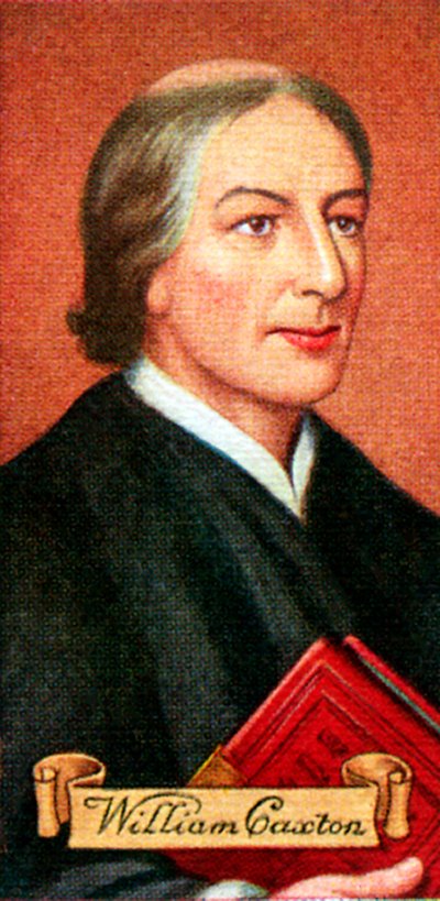 William Caxton, tratto da una serie di carte da sigarette, 1935 da Unbekannt