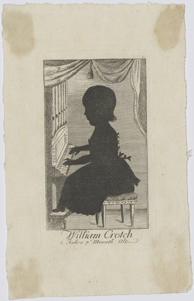 William Crotch 1775-1847 da bambino da Unbekannt