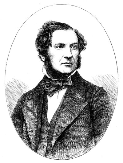William Ewart Gladstone, statista liberale britannico e primo ministro, 1855 da Unbekannt