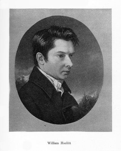 William Hazlitt, scrittore inglese, XIX secolo da Unbekannt