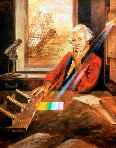 William Herschel 1738-1822 astronomo inglese nato in Germania da Unbekannt