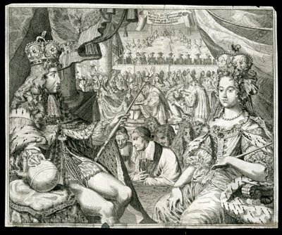 Guglielmo III e Maria II, re e regina di Gran Bretagna e Irlanda da Unbekannt