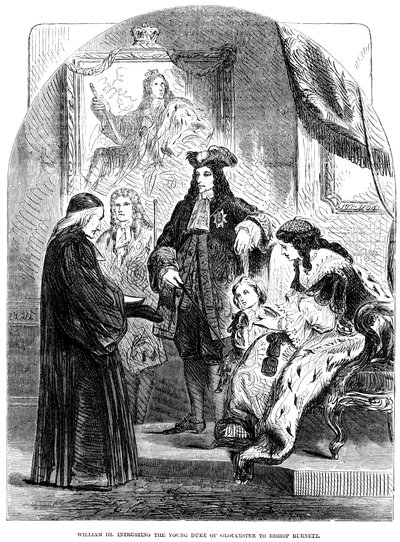 Guglielmo III affida il giovane Duca di Gloucester al Vescovo Burnett da Unbekannt