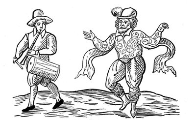 William Kemp o Kempe, comico elisabettiano, 1600 da Unbekannt