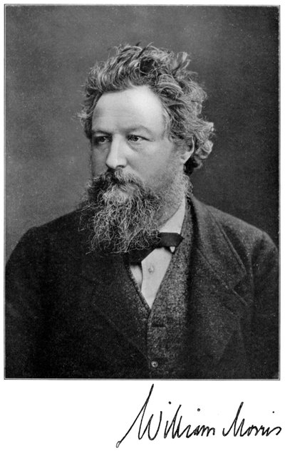 William Morris, artista, scrittore, socialista e attivista inglese del XIX secolo, 1901 da Unbekannt