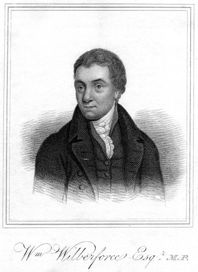 William Wilberforce, filantropo, cristiano evangelico e attivista contro la schiavitù, 1821 da Unbekannt