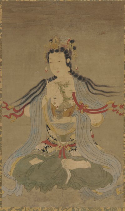 Guanyin con ramo di salice da Unbekannt