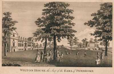 Wilton House, la sede del Conte di Pembroke, 1779 da Unbekannt