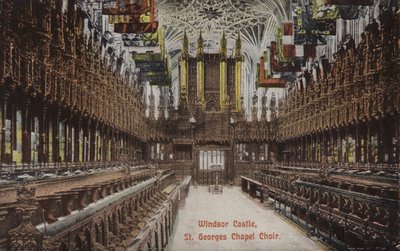 Windsor, Cappella di San Giorgio, Coro (foto a colori) da Unbekannt