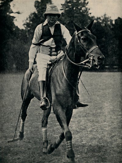 Winston Churchill che gioca a polo da Unbekannt