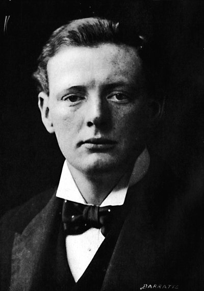 Winston Churchill intorno al periodo in cui entrò per la prima volta in parlamento, c1901, 1945 da Unbekannt