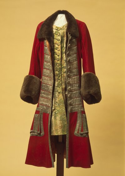 Cappotto e panciotto invernali di Pietro il Grande, inizio XVIII sec. da Unbekannt