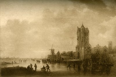 Inverno sul ghiaccio, 1645 da Unbekannt