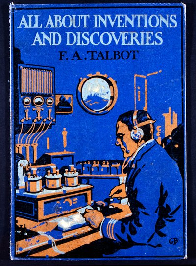 Ufficiale radio che invia un messaggio in codice Morse da bordo di una nave, 1916 da Unbekannt