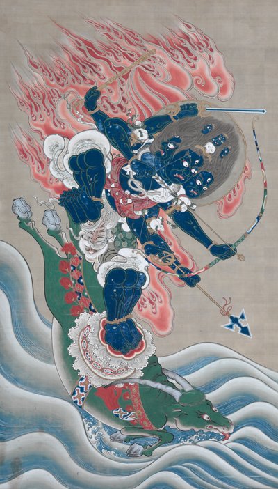 Re della Saggezza del Grande Potere Daiitoku myoo, metà del 1800 da Unbekannt