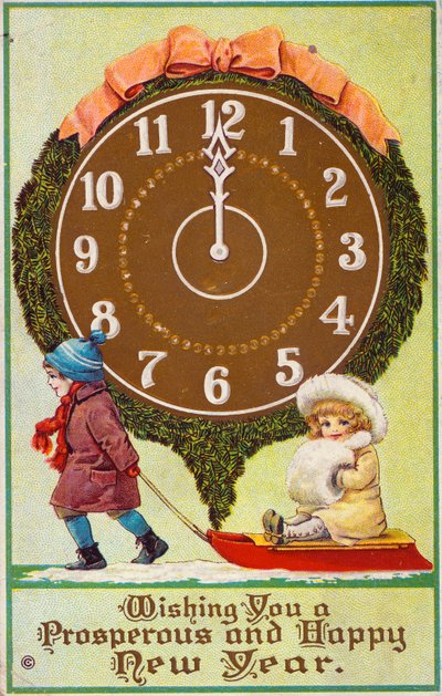 Auguri di un prospero e felice anno nuovo da Unbekannt