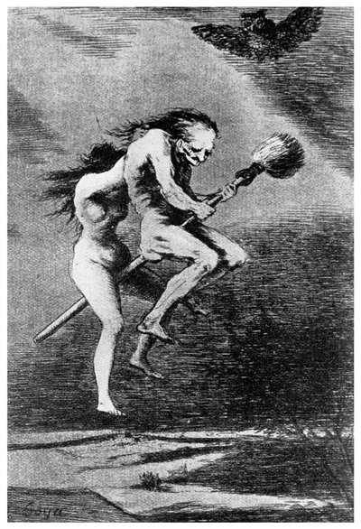 Caccia alle streghe: streghe, c1799 1956 da Unbekannt