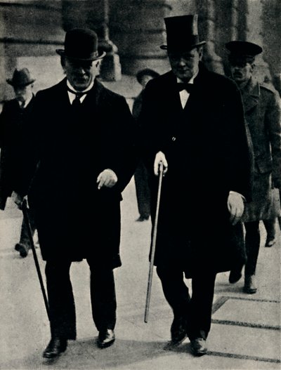 Con David Lloyd George, 1917, 1945 da Unbekannt