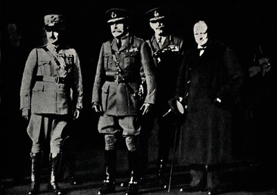 Con il generale Diaz e il maresciallo Haig, 1919, 1945 da Unbekannt