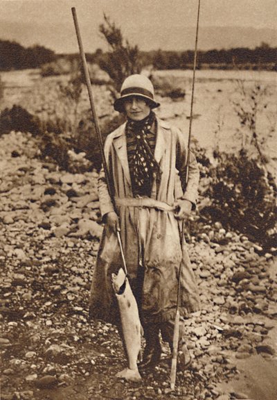 Con una cattura a Tokanu, Nuova Zelanda, c1927 da Unbekannt